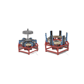 Индукционный нагреватель ИНД бандажей колесных пар