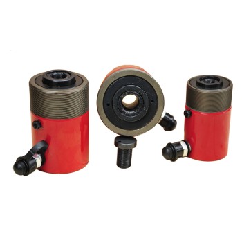 Домкрат с полым штоком ДП100П80 одностронний