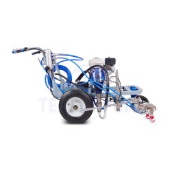 Машина безвоздушного нанесения дорожной разметки HYVST SPLM 5900 на 2 пистолета