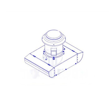 Вентилятор радиальный крышный ВКРФ №3,15