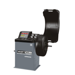 Балансировочный станок KraftWell KRW242, легковой, для мотоколес, полуавтоматический, 220В