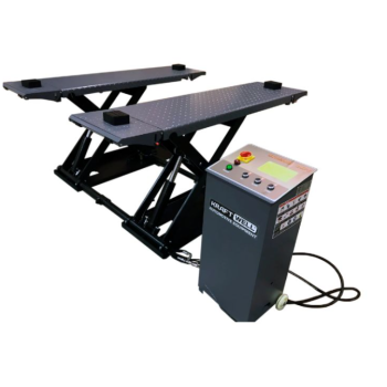 Подъемник автомобильный ножничный 3 тонны KraftWell KRW3TN/220, электрогидравлический, 220В