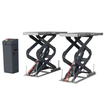 Подъемник автомобильный ножничный 3,6 тонны KraftWell KRW360SU, электрогидравлический, 380В