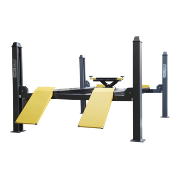 Подъемник четырехстоечный 4 тонны KraftWell KRW4WA, электрогидравлический, для сход-развала, 380В