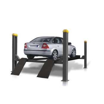 Подъемник четырехстоечный 4 тонны KraftWell KRW4FPL, электрогидравлический, для слесарных работ, 380В