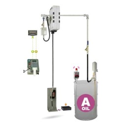 Автоматизированная стационарная cистема раздачи и учета масла, на 1 рабочее место HPMCO-01