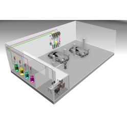Автоматизированная стационарная cистема раздачи и учета масла, на 4 масла HPMCO-48
