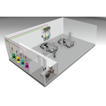 Автоматизированная стационарная cистема раздачи и учета масла, на 4 масла HPMCO-48