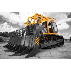 Бульдозер болотоход-корчеватель DR-10МТ.01