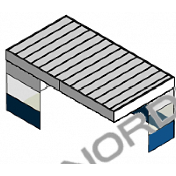 Потолочный пленум с шторками и стенами (кабина) Nordberg PSCC