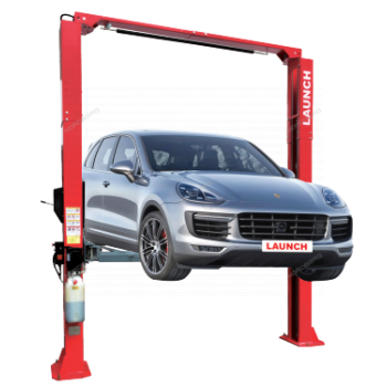 Подъемник 380V 2х стоечный с верхней синхр. г/п 4,5т, H=4150мм (красный)