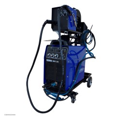 Сварочный полуавтомат BRIMA MIG-350 с тележкой (3x380 В, 50-350 А, ПН 60%, ⌀ 0,8-1,2 мм, 55 кг)