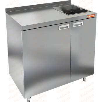 Стол для кофемашин с бортом HICOLD НБМКМ-10/7Б