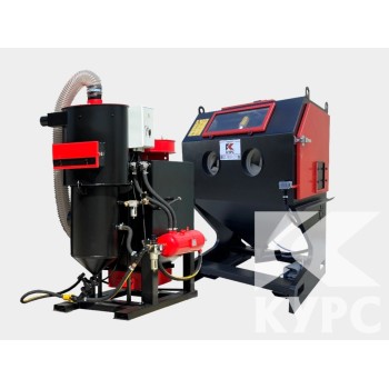 Пескоструйная камера PST-КСО-110-Н-ФВР-М (4 кВт), загрузка боковая правая