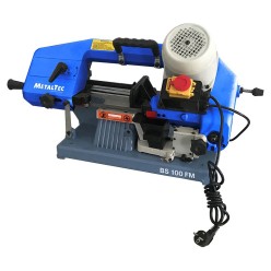 Ленточнопильный ручной станок для резки металла MetalTec BS 100 FM (С углом поворота рамы - 0-45°)