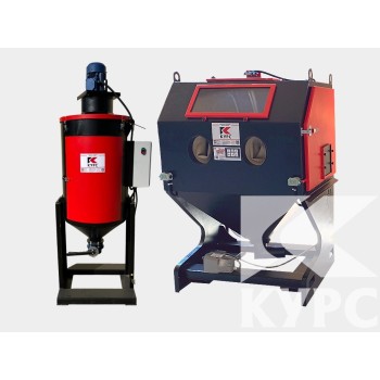 Пескоструйная камера PST-КСО-110-И-ФВ-М, загрузка боковая правая