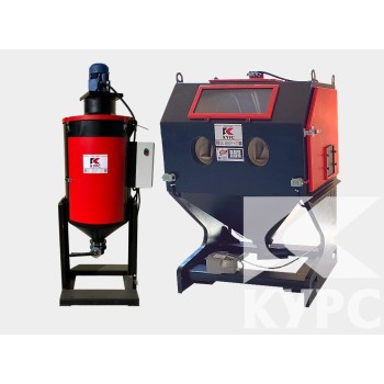 Пескоструйная камера PST-КСО-110-И-ФВ-М, загрузка боковая с 2-х сторон