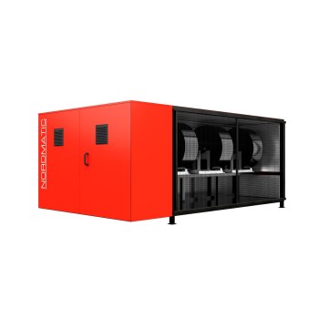 Воздухонагреватель NORDMATIC HT-O 100, горизонтальный, наружного размещения Воздухонагреватель NORDMATIC HT-O 100, горизонтальный, наружного размещения