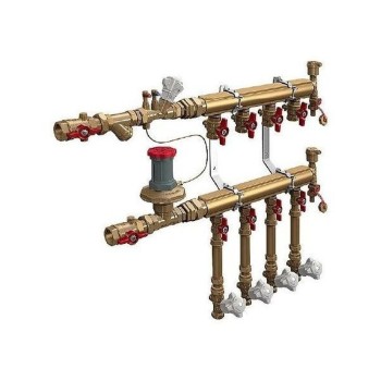 Узел коллекторный Giacomini отопления этажный, подключение тип B3 1"1/4 x 3/4" / 9, GE553Y259 Узел коллекторный Giacomini отопления этажный, подключение тип B3 1"1/4 x 3/4" / 9, GE553Y259