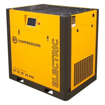 Винтовой компрессор ET-Compressors SL 7,5-08 VS PM (IP55) с частотным регулированием производительности и двигателем на постоянных магнитах Винтовой компрессор ET-Compressors SL 7,5-08 VS PM (IP55) с частотным регулированием производительности и двигателем на постоянных магнитах
