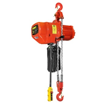 Таль электрическая цепная OCALIFT 05-02D 5 т 4,5м 380в две скорости стационарная на крюке