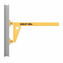 Кран консольный ручной поворотный настенный ККР OCALIFT D 500кг с вылетом стрелы 4м