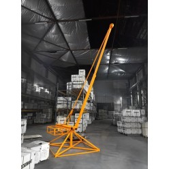 Кран стреловой поворотный КСП-500 с лебёдкой KCD 500 кг 100м 380в