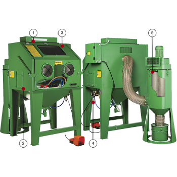 Пескоструйная камера инжекторного типа ECO-140S