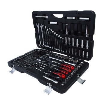 Набор инструментов 1/4 & 3/8 & 1/2 6-гранный (в кейсе) 216 предметов JTC-H216C-B72