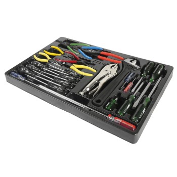 JTC-39311 Набор инструментов для тележки инструментальной JTC-3931 (1-я секция) 25 предметов