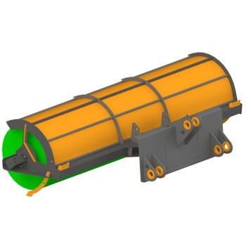 Щетки поворотные для фронтальных погрузчиков МЕТАТЭКС BRM_FL-700-2200-MA